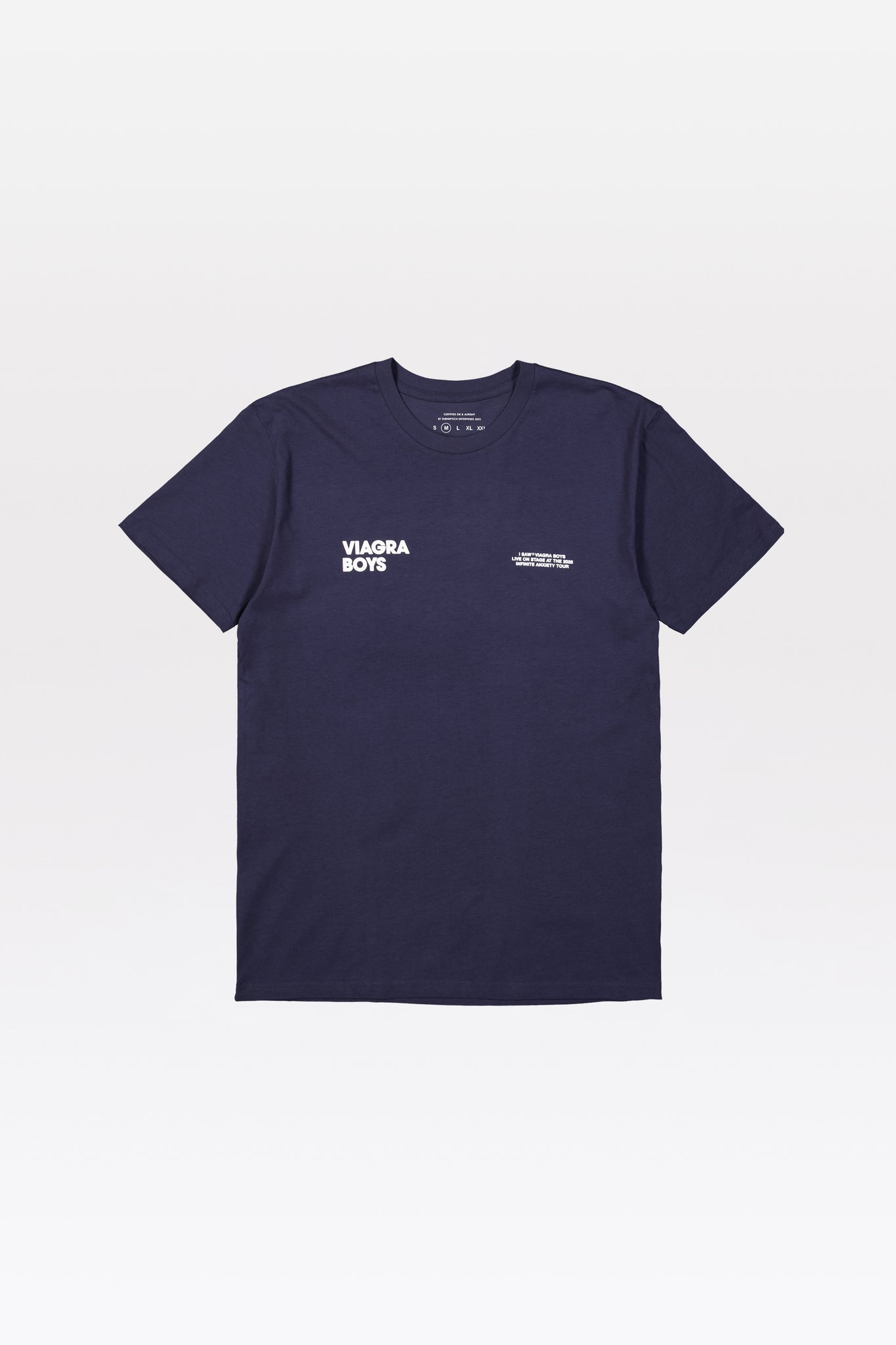 INFINITE ANXIETY TOUR T-SHIRT (MIDNIGHT BLUE) (EU TOUR EDITION)