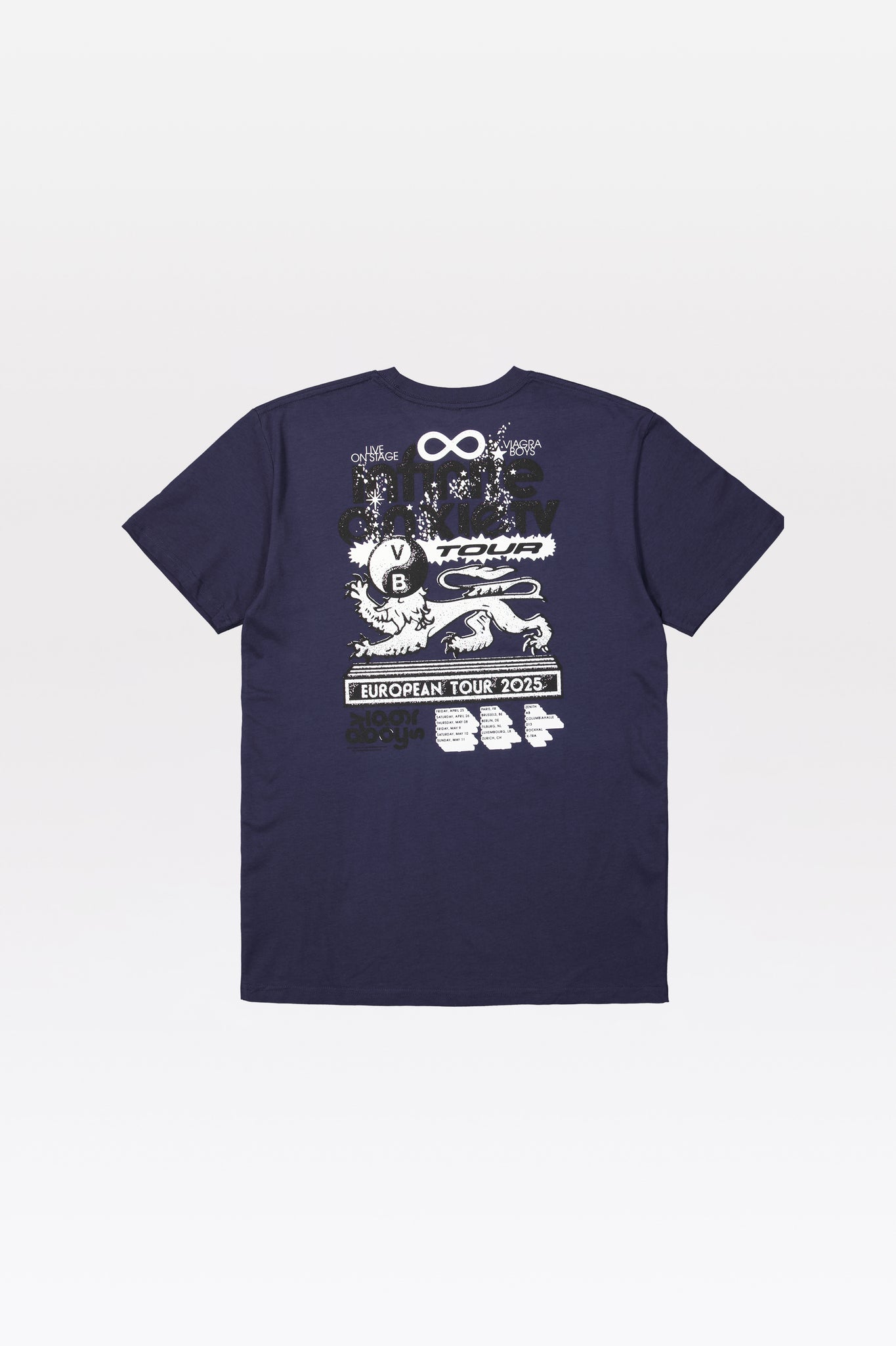 INFINITE ANXIETY TOUR T-SHIRT (MIDNIGHT BLUE) (EU TOUR EDITION)