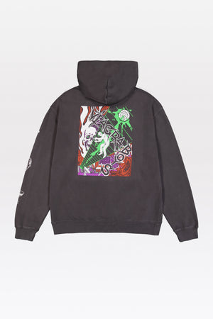 NARCOTIZED TRANSMISSIONS HOODIE (WASHED BLACK) – Viagra Boys