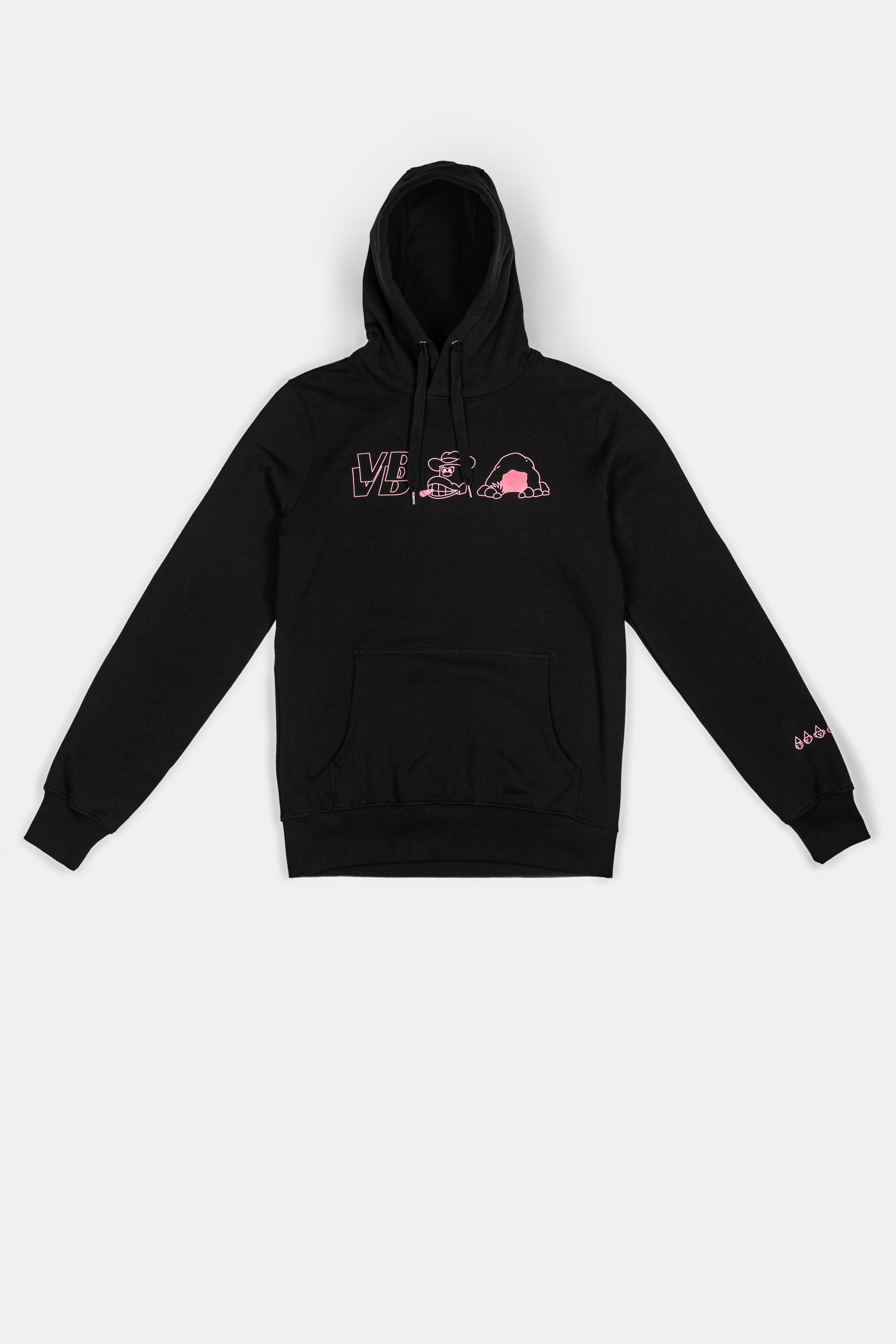 Santa cruz blossom dot black hoodie hot sale
