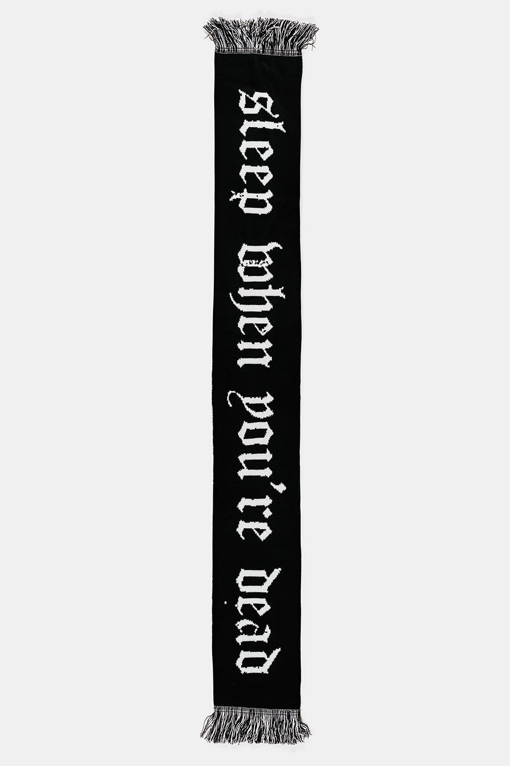 ENDLESS ANXIETY SCARF (BLACK-WHITE) – Viagra Boys Official Merchandise